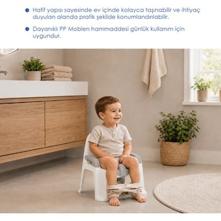 Ergonomik Lazımlık, Tuvalet Eğitimi için Yardımcı