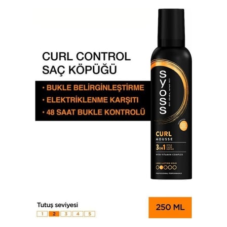 250 ml Bukle Belirginleştirici Köpük, Saçlara Hacim Kazandırır