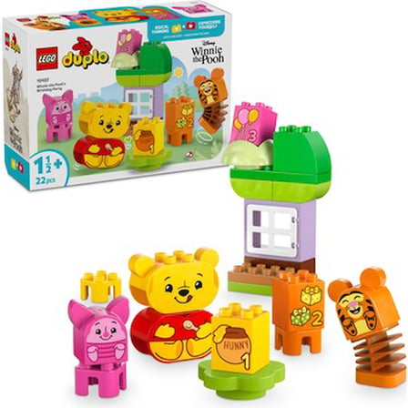 Winnie Temalı Doğum Günü Partisi Eğitici Oyuncak Seti
