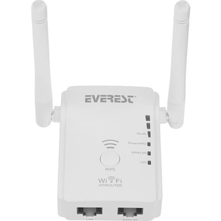 Everest EWR-N501 300Mbps 2.4GHz 1*WAN+1*LAN+WPS Router+AP+Repeater Wifi Range