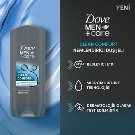 400 ml Vücut, Yüz ve Saç İçin Temizleyici Duş Jeli, Rahatlatıcı