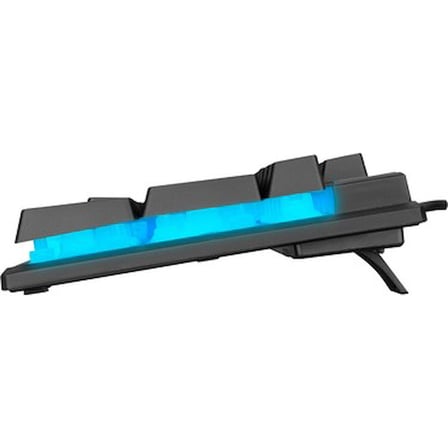 USB Mekanik Hisli Gökkuşağı Aydınlatmalı Oyuncu Klavyesi