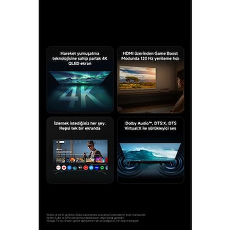 Xiaomi A Pro 55'' 139 Ekran Uydu Alıcılı 4K Ultra HD Smart