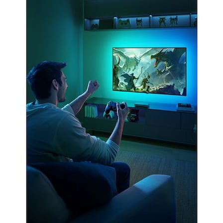 Govee Aı Sync Box 2 55-65 Inc Tv Arkası LED Ambiyans Aydınlatma, Ekran Ile Senkron, Yapay Zekalı,