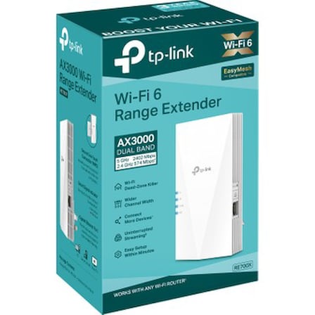 Wi-Fi 6 Menzil Genişletici - AX3000 Mbps Hız