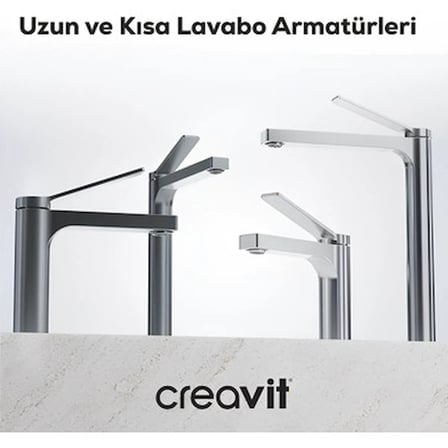 Creavit Ritmo Krom Mutfak Eviye Bataryası
