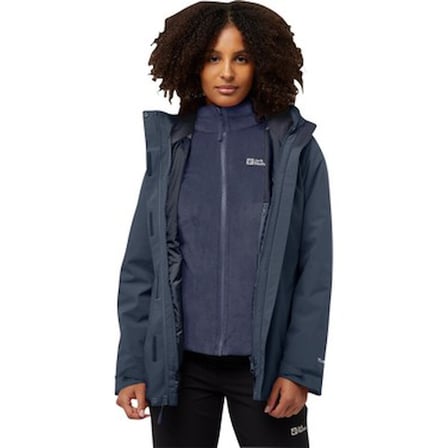 Kadın Outdoor Mont, 3'ü 1 Arada ve Şık Tasarım
