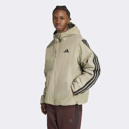 Adidas Sportswear JM4041 Essentials CLIMAWARM 3-Stripes Insulated Hooded