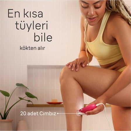 Epilatör - 20 Cımbızlı, Yıkanabilir ve Hızlı Kullanım