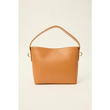 Ted Baker Taba Düz Cilt Mini El Çantası ile Şıklık