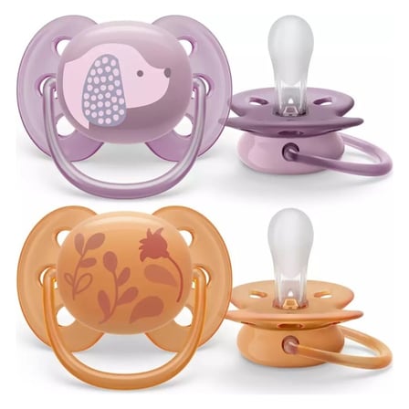 Ultra Soft Emzik, 6-18 Ay Arası Kız Bebekler İçin 2'li Paket