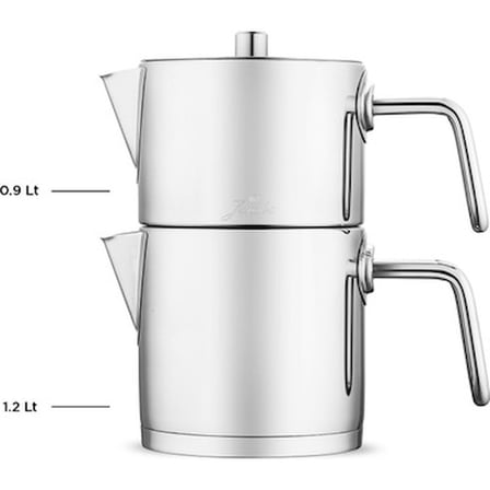 1.2 Litre Paslanmaz Çelik Çaydanlık, Düşme Önleyici Tasarım