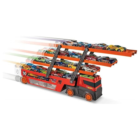 Kırmızı Renkli Mega Tır - Hot Wheels Seti