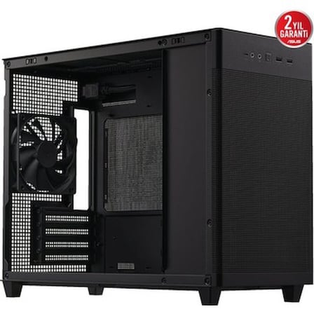 Asus Prime AP201 Mesh Siyah Microatx Kasa USB 3.2 Toz Filtresi ve Kulaklık Girişi ile Kullanıma