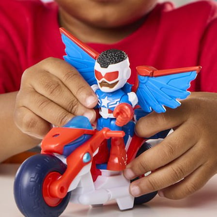 Captain America Aksiyon Figürü ve Super Bike Seti, Eğlenceli Oyun