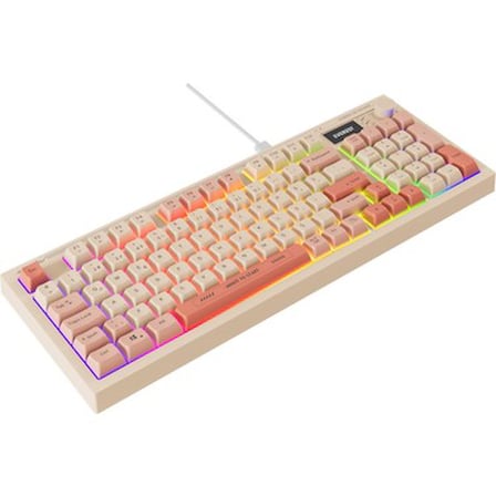 Everest Kb-79 Silent Pro Bej-Pembe-Turuncu Sessiz Rgb Q Membrane Oyuncu