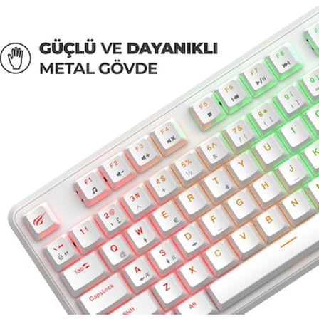 RGB Aydınlatmalı Mekanik Klavye, Blue Switch ile Hızlı Tepki Süresi