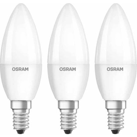 Sarı Işık E-14 806lm Ampul, 7W 3'lü Paket