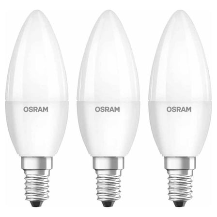 Sarı Işık E-14 806lm Ampul, 7W 3'lü Paket