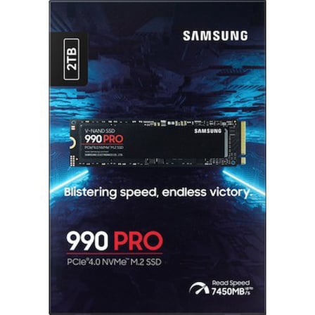 2TB SAMSUNG 990 PRO 7450/6900MB/s M.2 NVMe MZ-V9P2T0BW (Resmi Distribütör