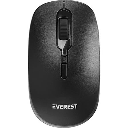 Kablosuz Mouse, Siyah Tasarım ve 2.4GHz Bağlantı