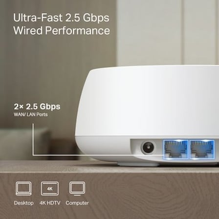 Wi-Fi 7 Mesh Sistemi - BE3600 Mbps Hız ile Fiber Uyumlu