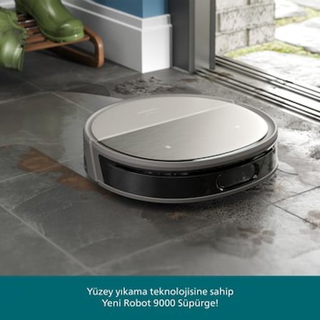 Islak Temizlik Yapabilen Robot Süpürge, Philips 9000 Serisi