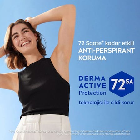 150ml 72 Saat Koruma Sunan Kadın Sprey Deodorant, Siyah&Beyaz