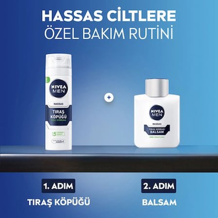 200 ml Hassas Ciltler İçin Hızlı Koruma Sağlayan Tıraş Köpüğü