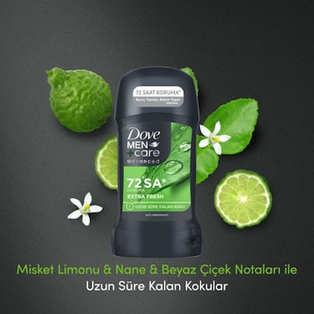50 ml Erkek Roll On Deodorant, Extra Fresh Etkisiyle