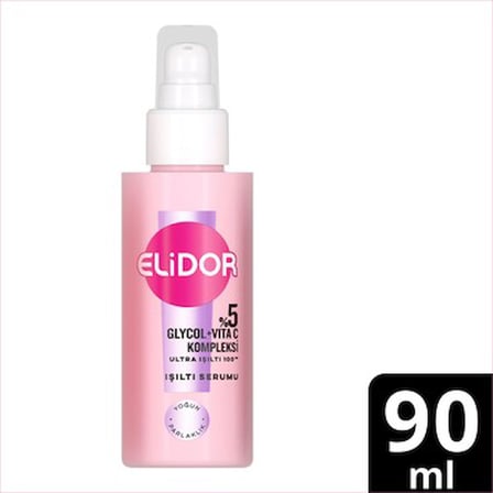 90 ml ultra ışıltı serumu, yoğun parlaklık sağlarken bakım yapar