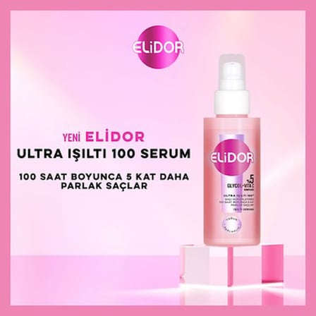 90 ml ultra ışıltı serumu, yoğun parlaklık sağlarken bakım yapar