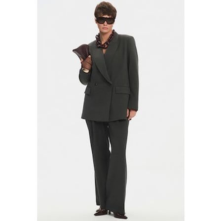 Kruvaze Kapama Blazer Ceket, Kadın Modası