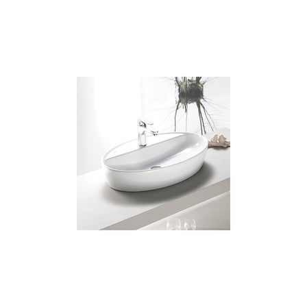 Tezgah Üstü Seramik Lavabo, 67 cm Modern Tasarım