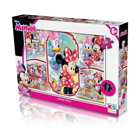 Minnie Mouse Temalı Eğlenceli Puzzle Seti