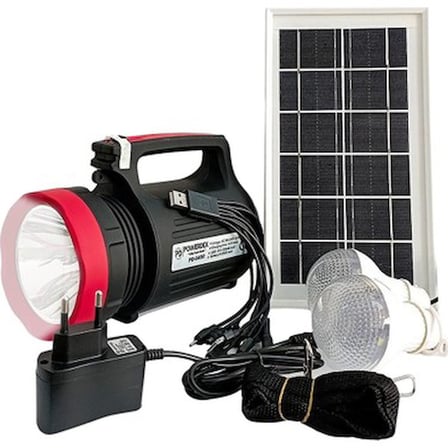 2 Ampullü Solar LED Aydınlatma - Powermaster Yajıa