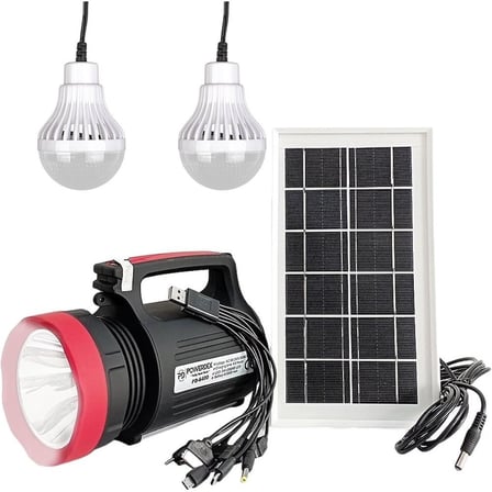 2 Ampullü Solar LED Aydınlatma - Powermaster Yajıa