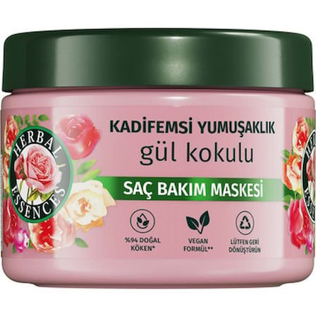 Gül Kokulu Kadifemsi Yumuşaklık Saç Bakım Maskesi 300 ml