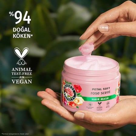 Gül Kokulu Kadifemsi Yumuşaklık Saç Bakım Maskesi 300 ml