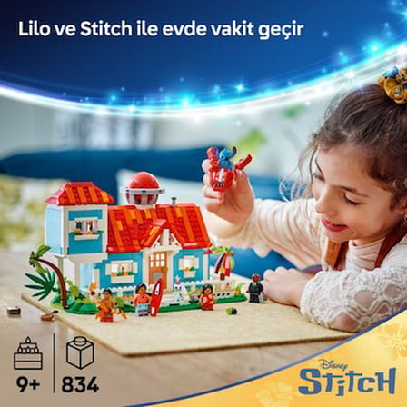 Lilo ve Stitch Plaj Evi ile Yaratıcı Oyun Seti
