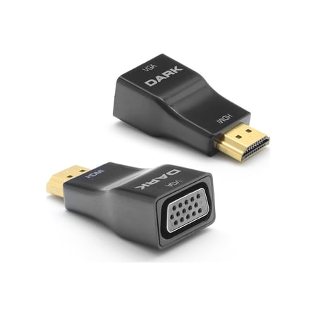Dijital-Analog HDMI to VGA Dönüştürücü, Full HD ve Altın Uç Desteği