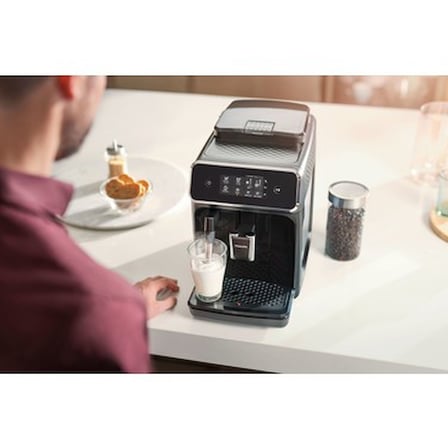Philips 2200 Serisi Tam Otomatik Espresso Makinesi, Dokunmatik Ekran, Klasik Süt Köpürtücü, 2