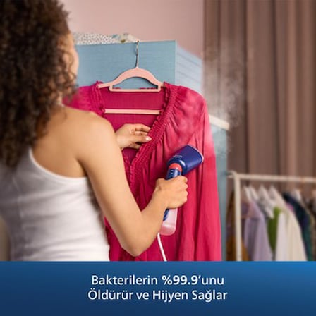 Philips 5000 Serisi El Tipi Buharlı Düzleştirici, Seyahat için taşınabilir, Tak ve Çalıştır,