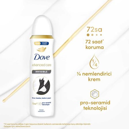 Kadın Deodorant 150 ml Nemlendirici Krem Etkisi ile Güçlü Koruma