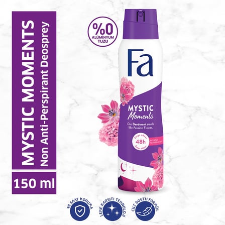 150 ml çiçek kokulu kadın deodorant, uzun süreli koruma için
