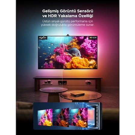 75-85 İnç TV'ler için Renk Senkronizasyonlu LED Aydınlatma