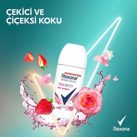 Kadın Roll On Deodorant, 50 ml Üstün Koruma ve Ferahlatıcı