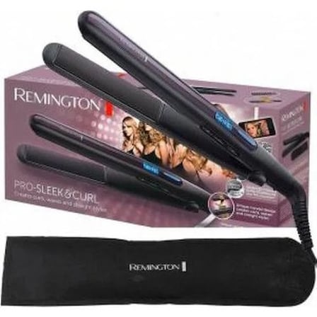 Remington S6505 PRO-Sleek & Curl Seramik Saç Düzleştirici 150-230°C Isı Ayarı ile Hızlı