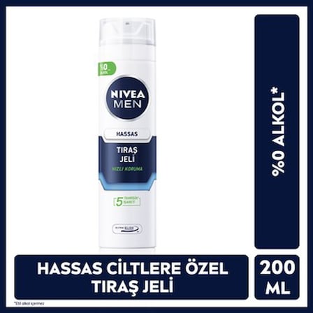 Hassas Ciltlere Özel Tıraş Jeli 200 Ml