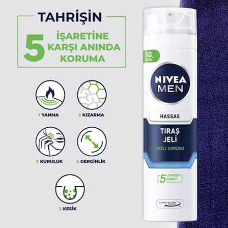 Hassas Ciltlere Özel Tıraş Jeli 200 Ml